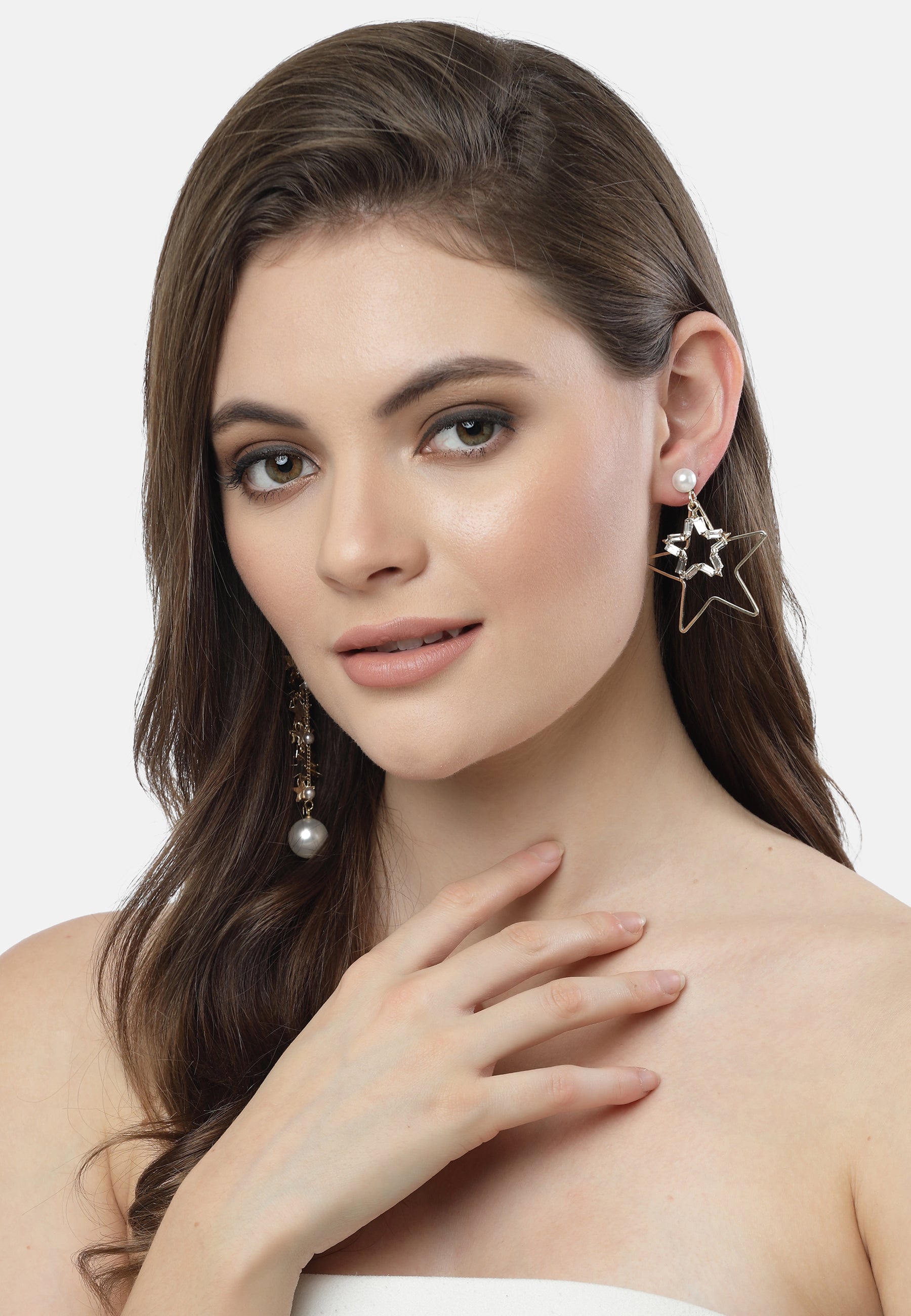 Star Shape Chandelier Earrings