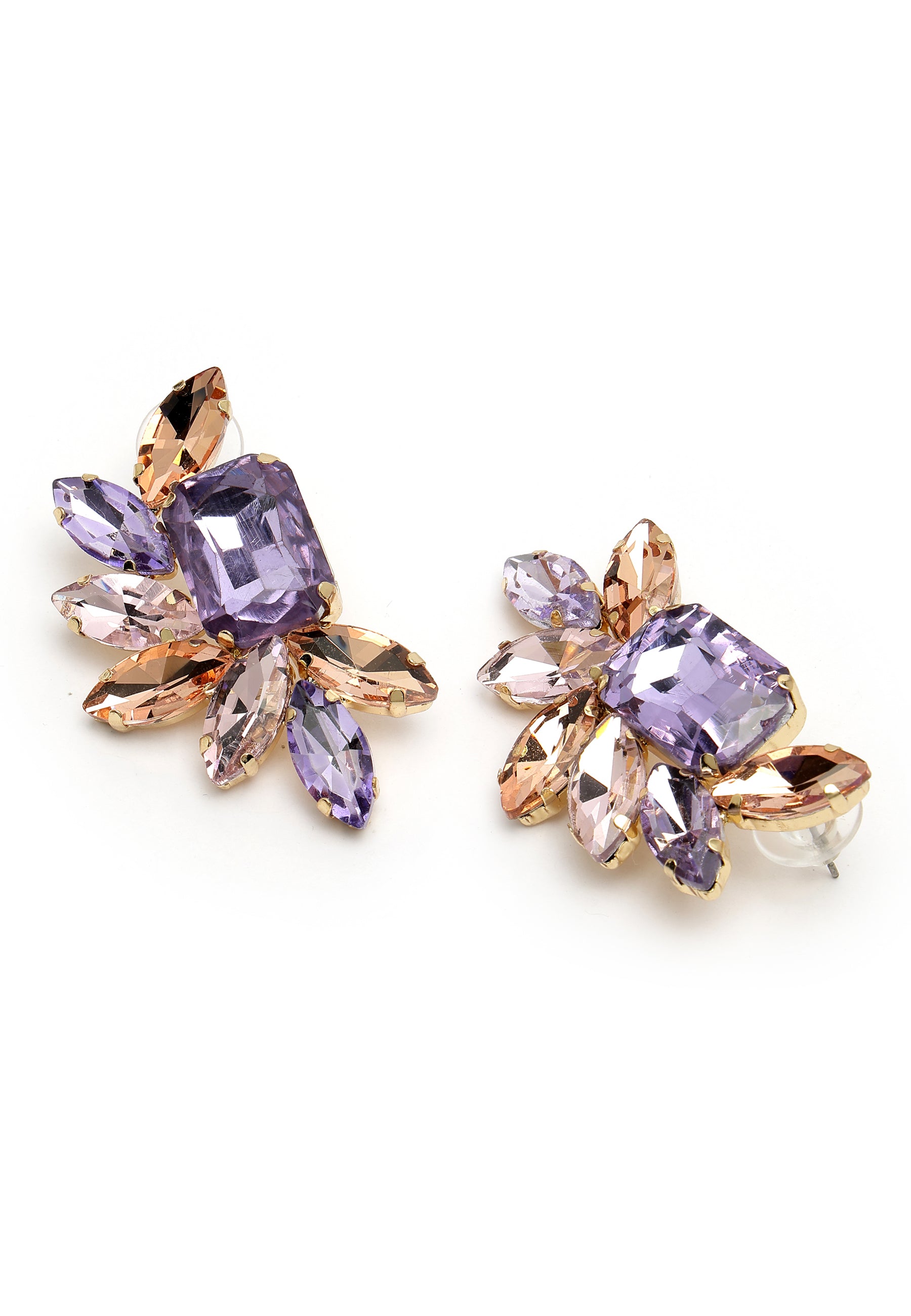 Blossoming Purple Studs