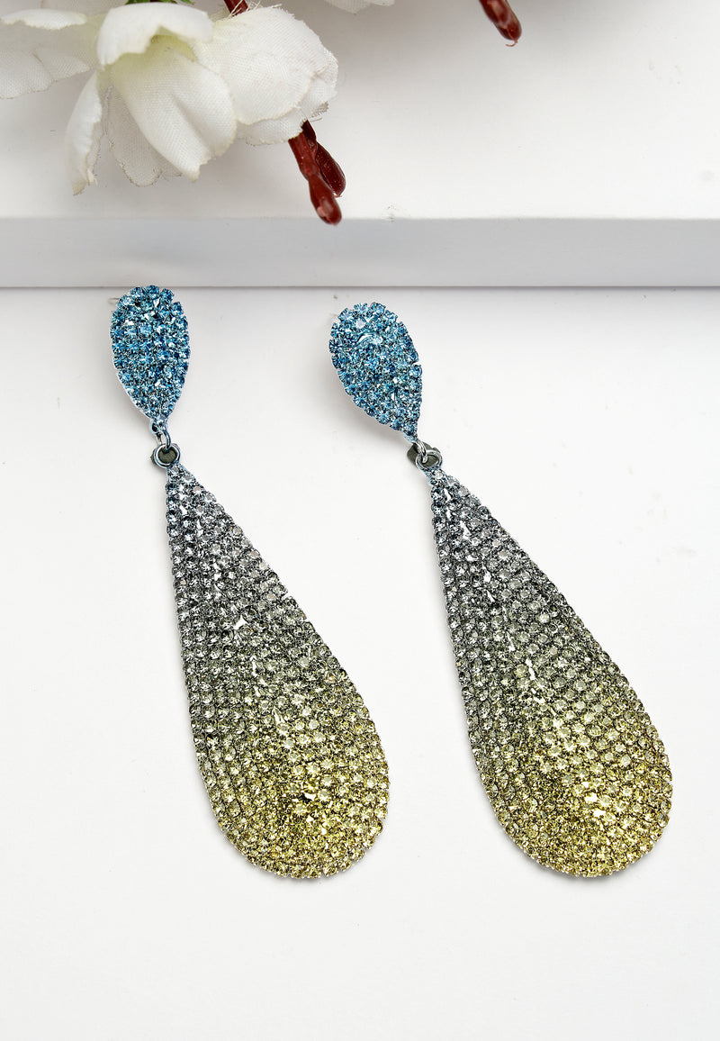 Boucles d'oreilles goutte de pluie