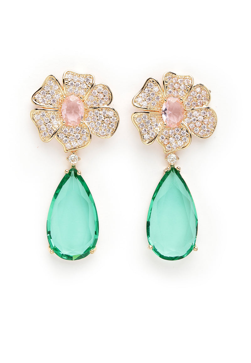 Floral Drop Earrings