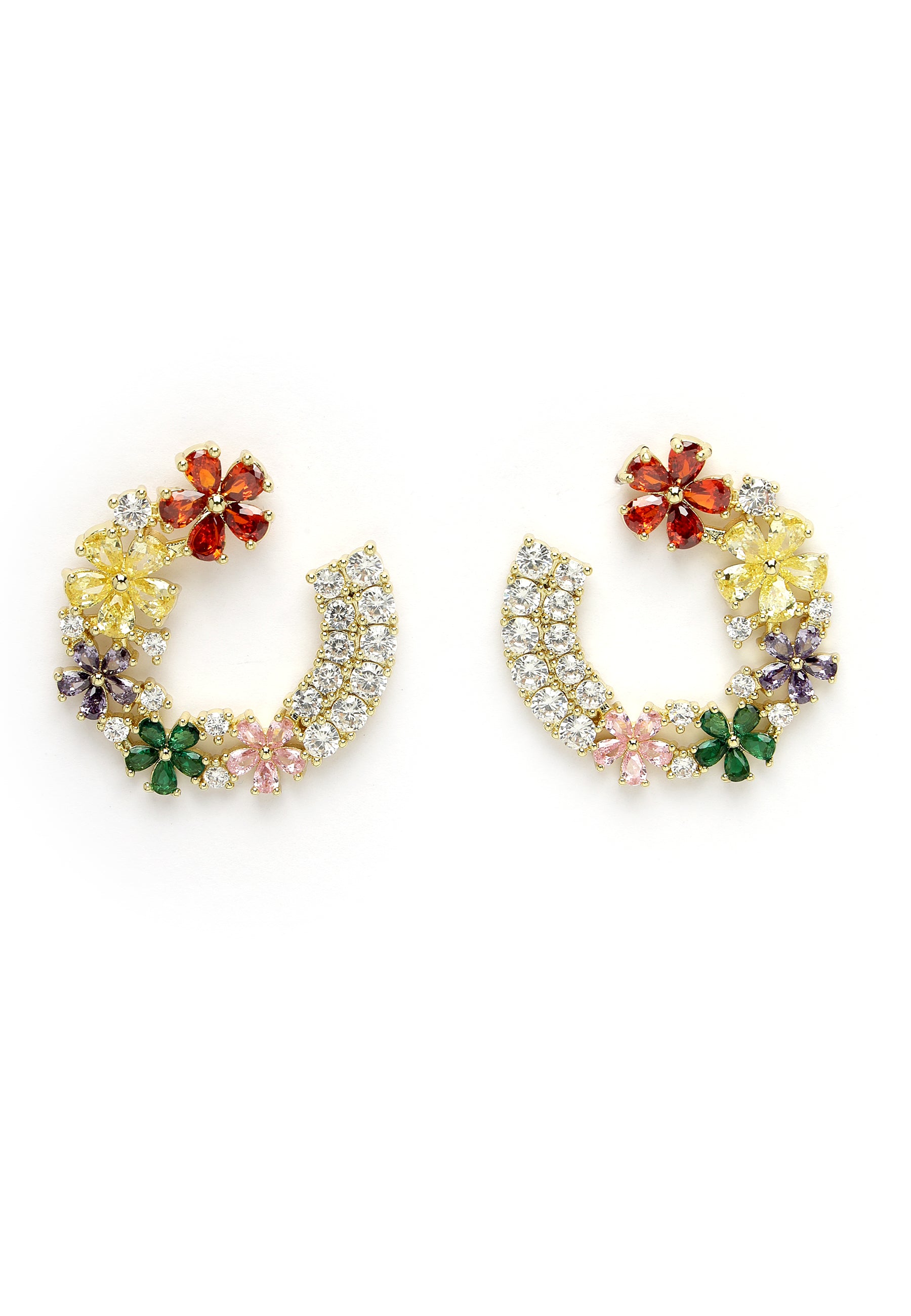 Dainty Floral Hoops