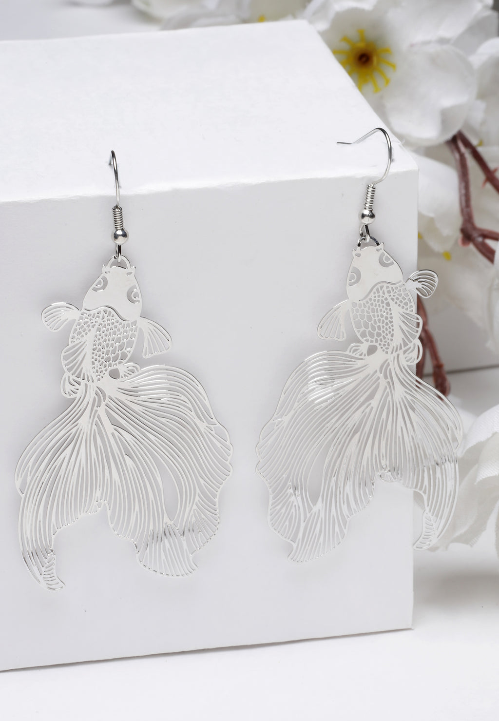 Hollow Fish Shaped Earrings