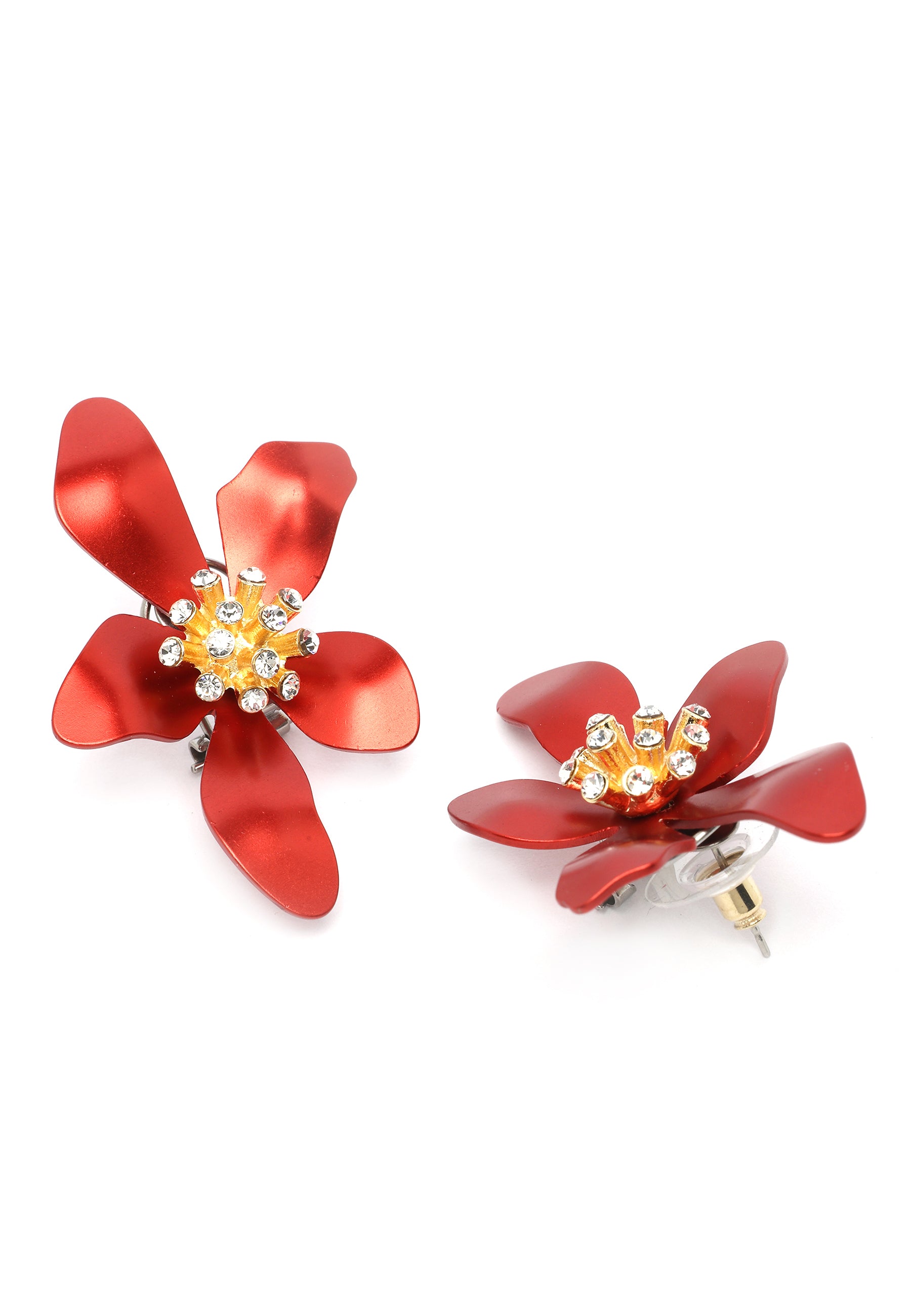 Boucles d'oreilles en forme de fleur