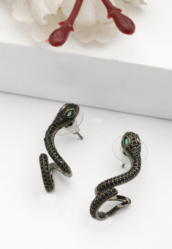 Boucles d'oreilles charmantes de Serpent