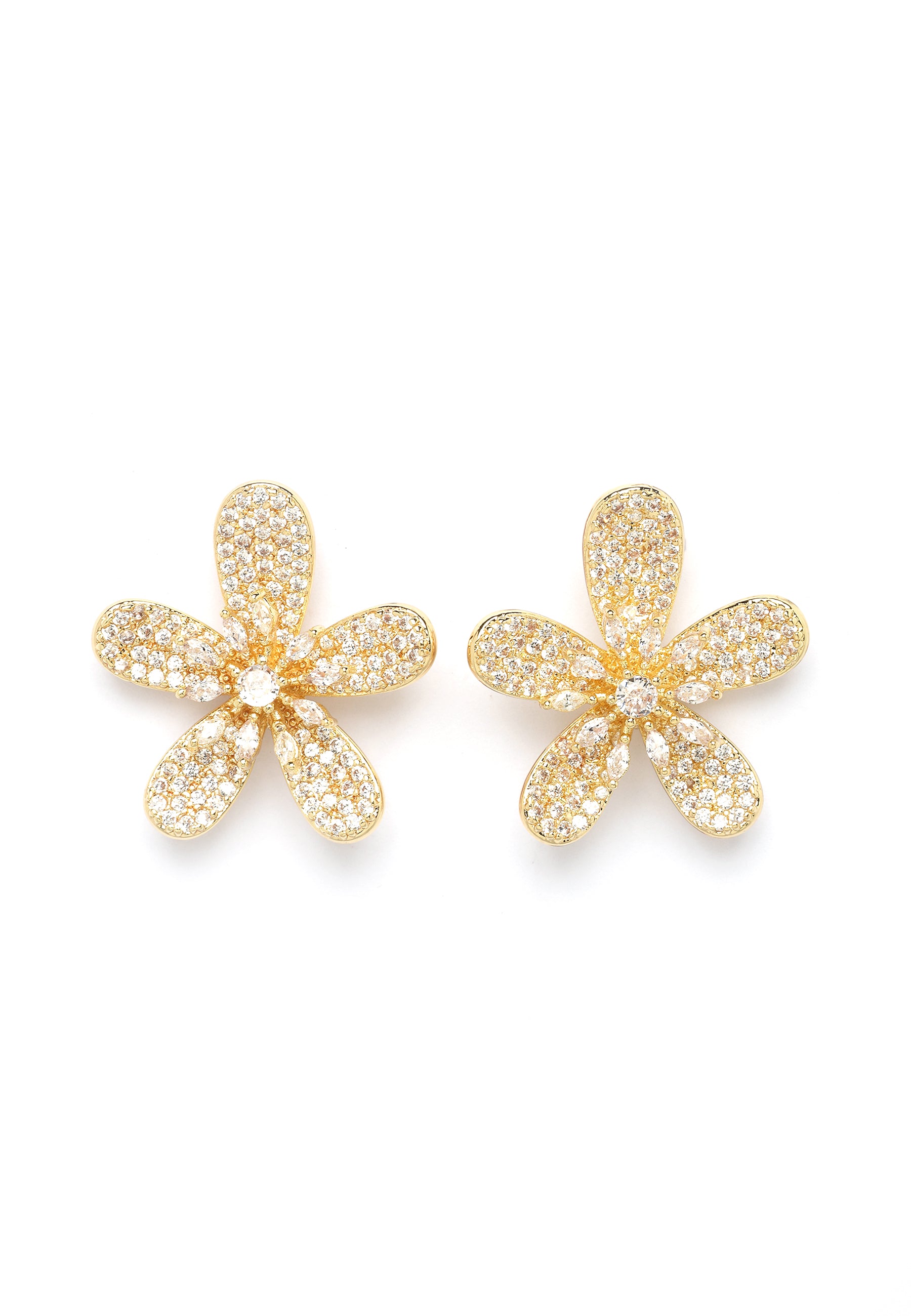 Blossoming Floral Stud Earrings