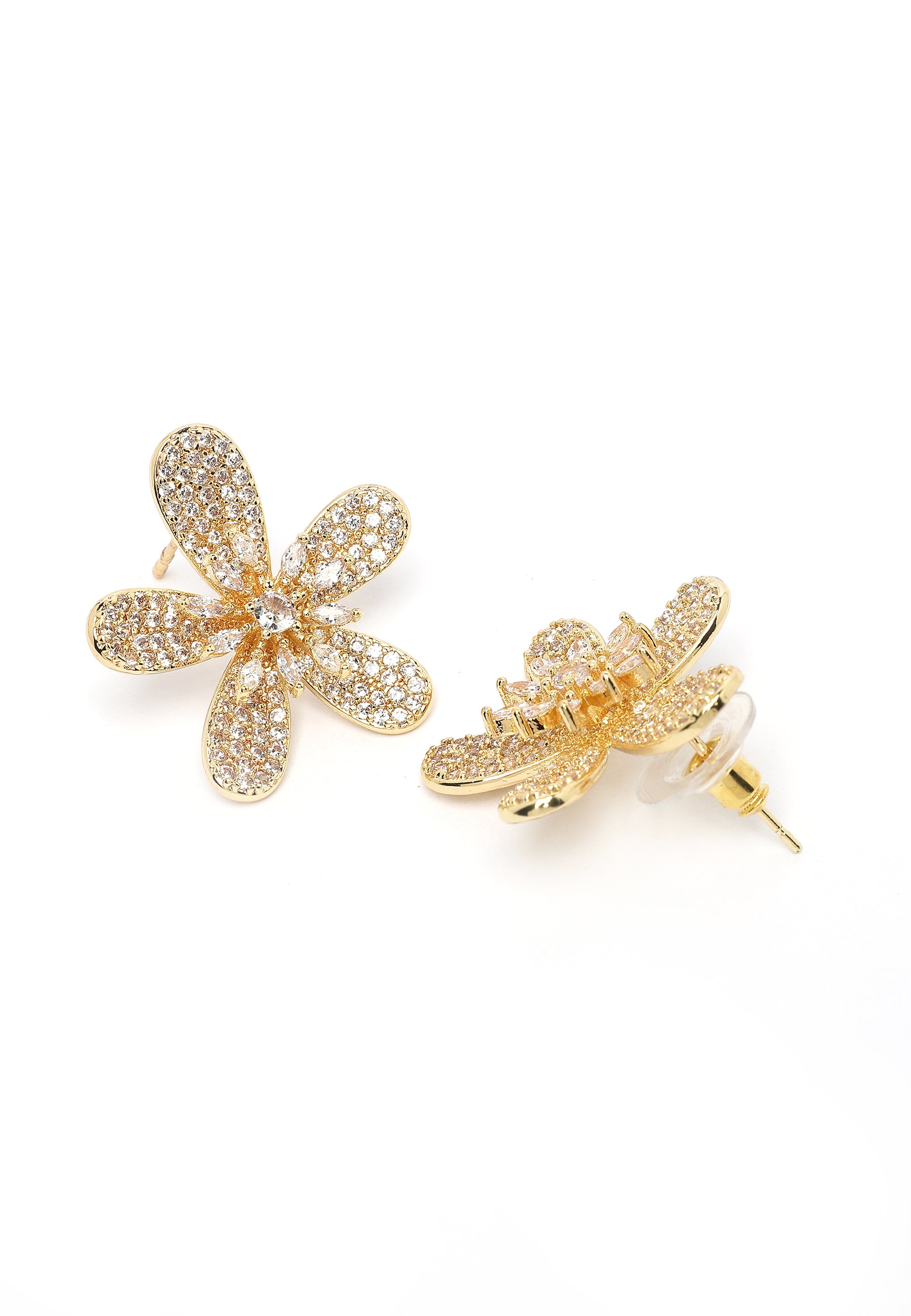 Blossoming Floral Stud Earrings