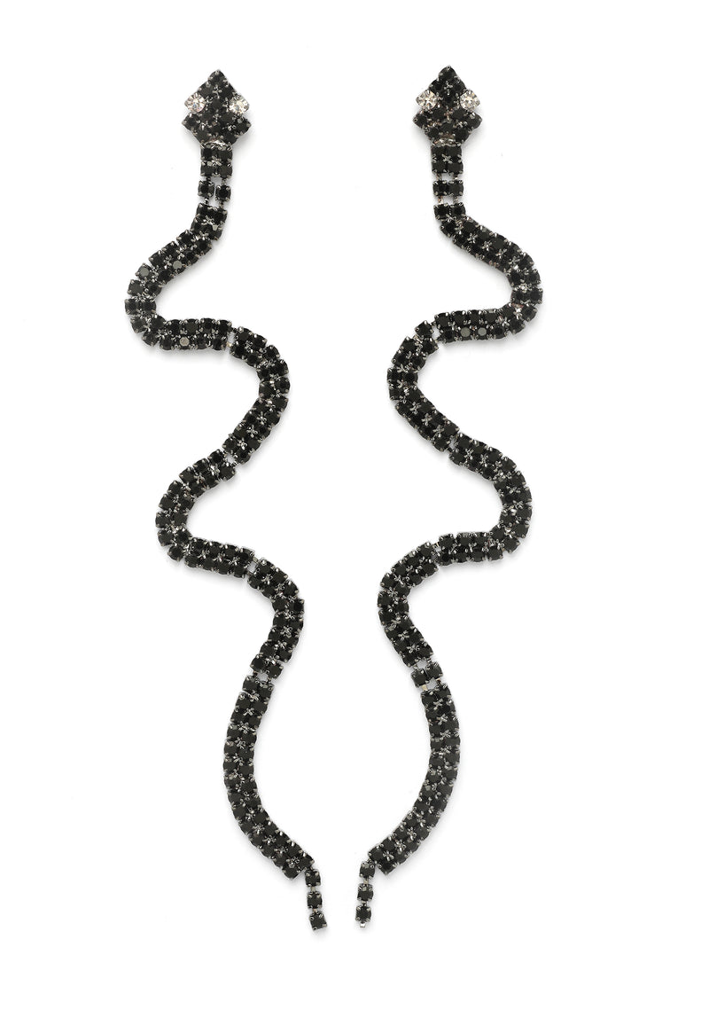 Stylish Snake Long Earrings