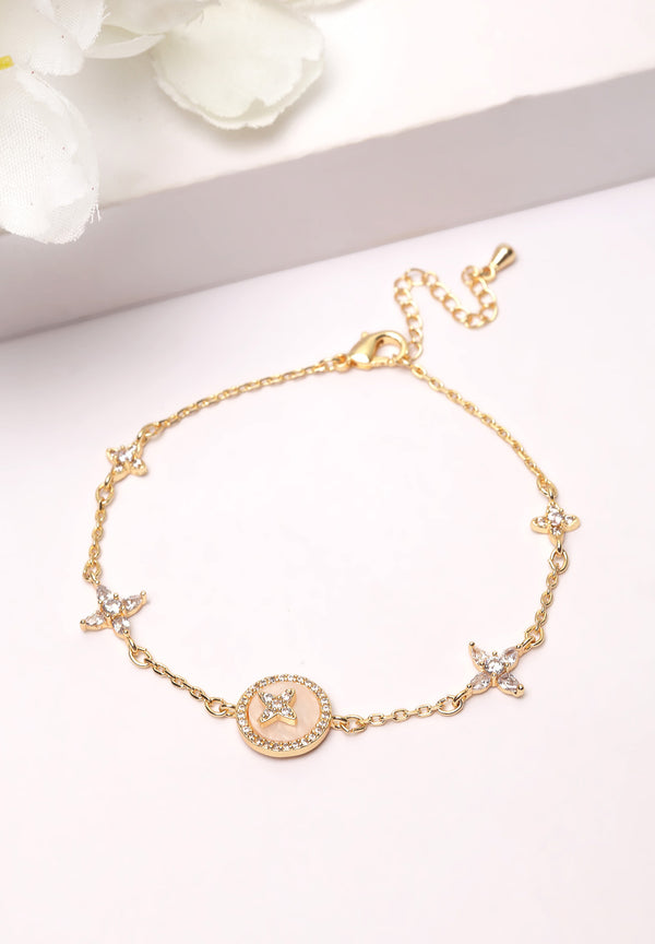 Gold Crystal Bracelet