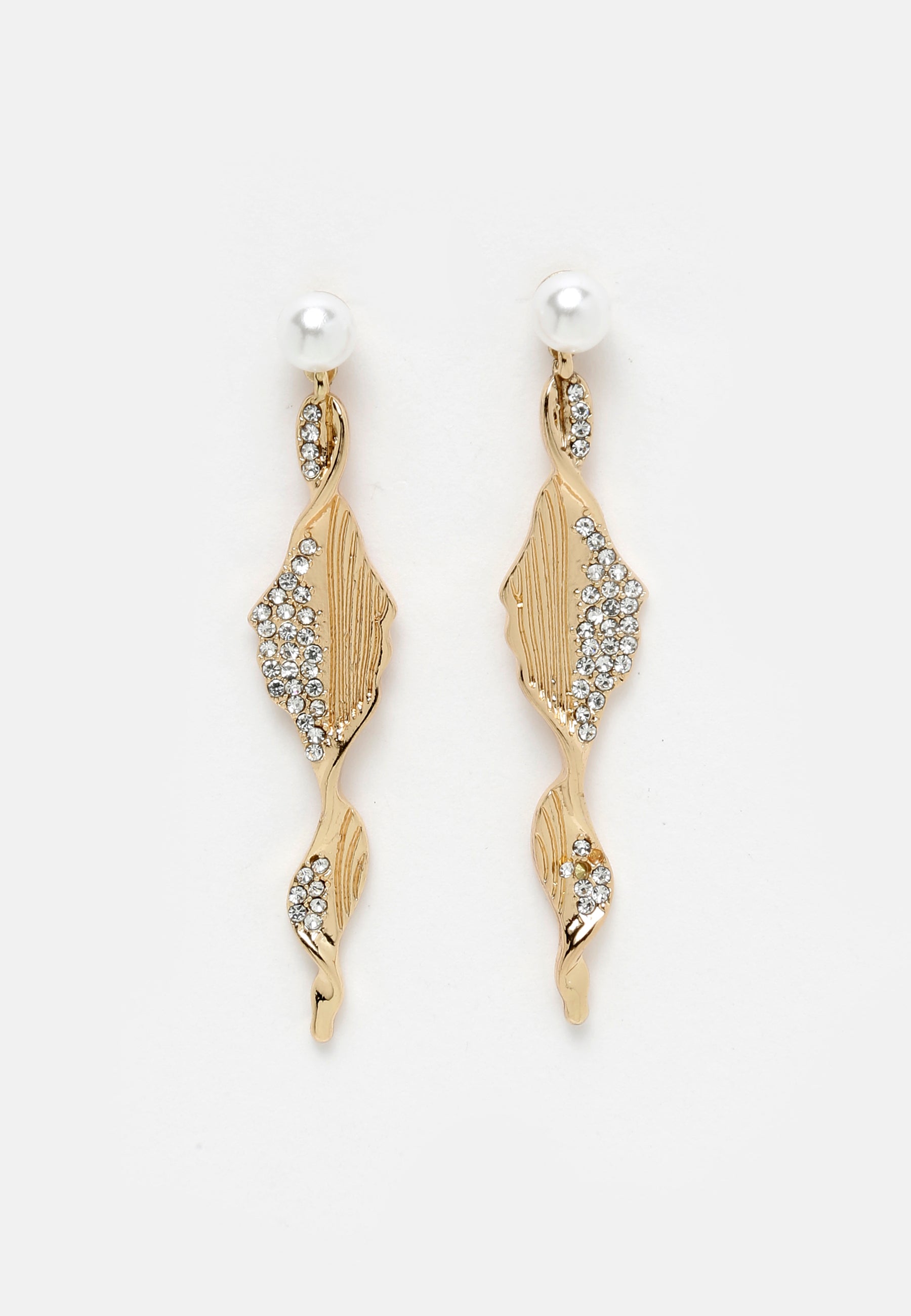 Gold-Plated Dangler Earrings