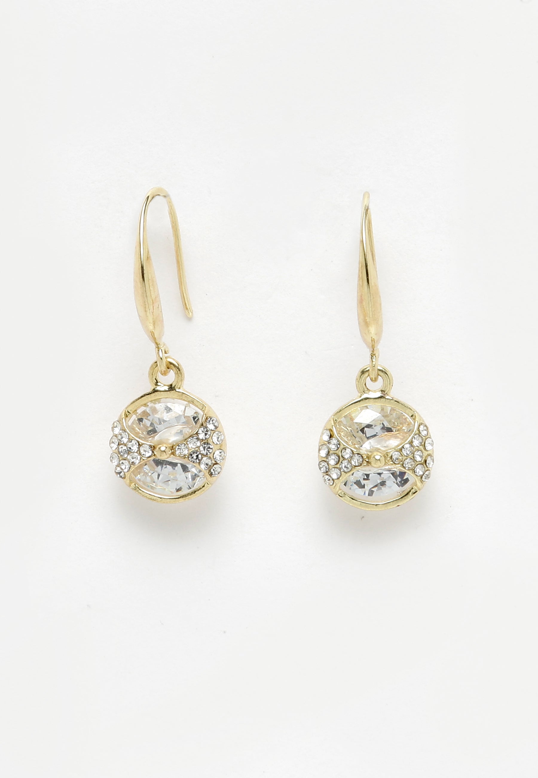 Elegant Crystals Drop Earrings